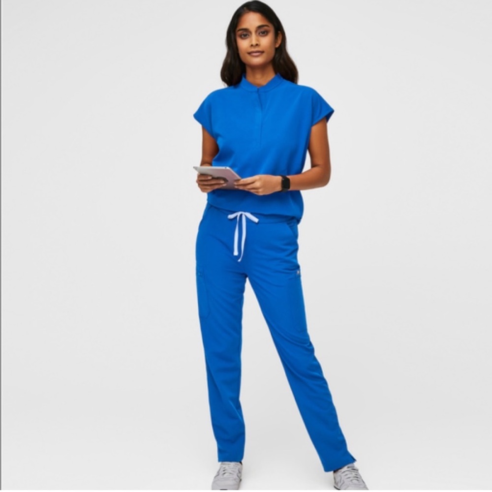 FIGS Scrub top, Rafaela. Royal Blue.